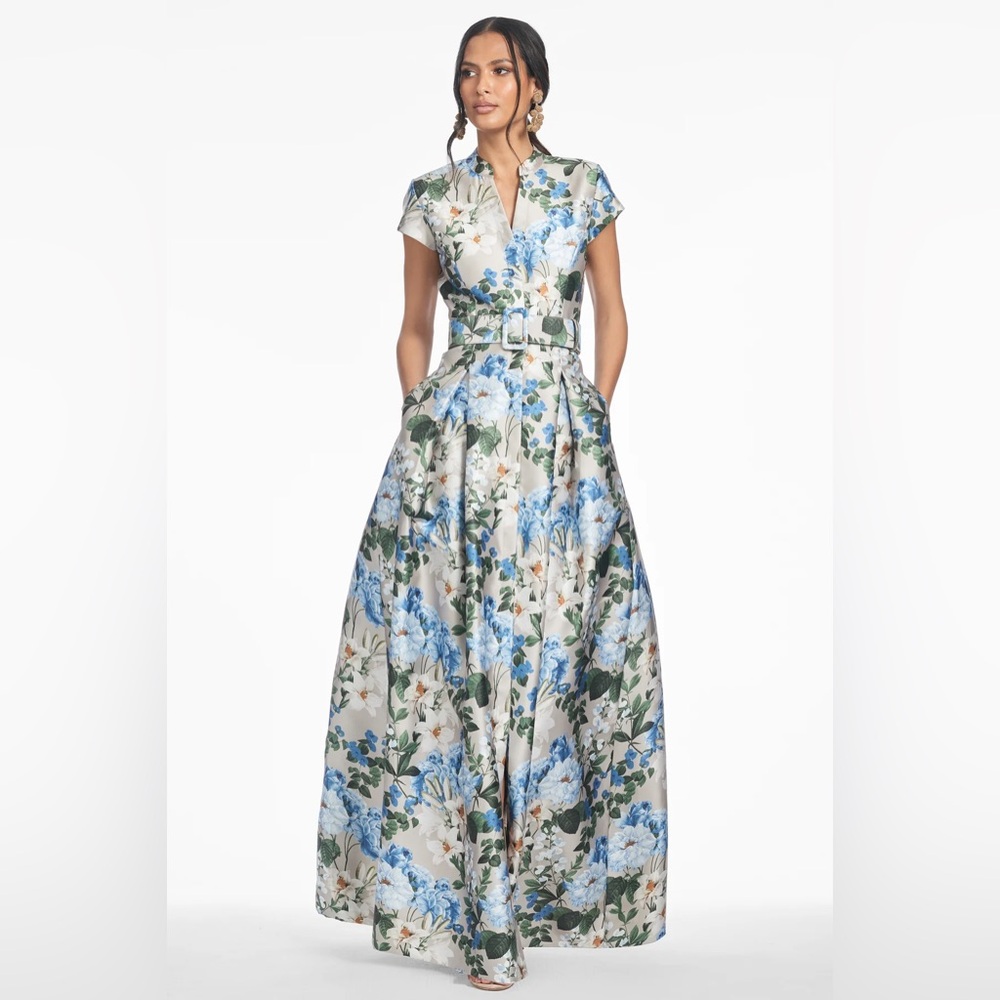new Sachin and Babi MARTA GOWN - DUNE AND DUSK PETALS